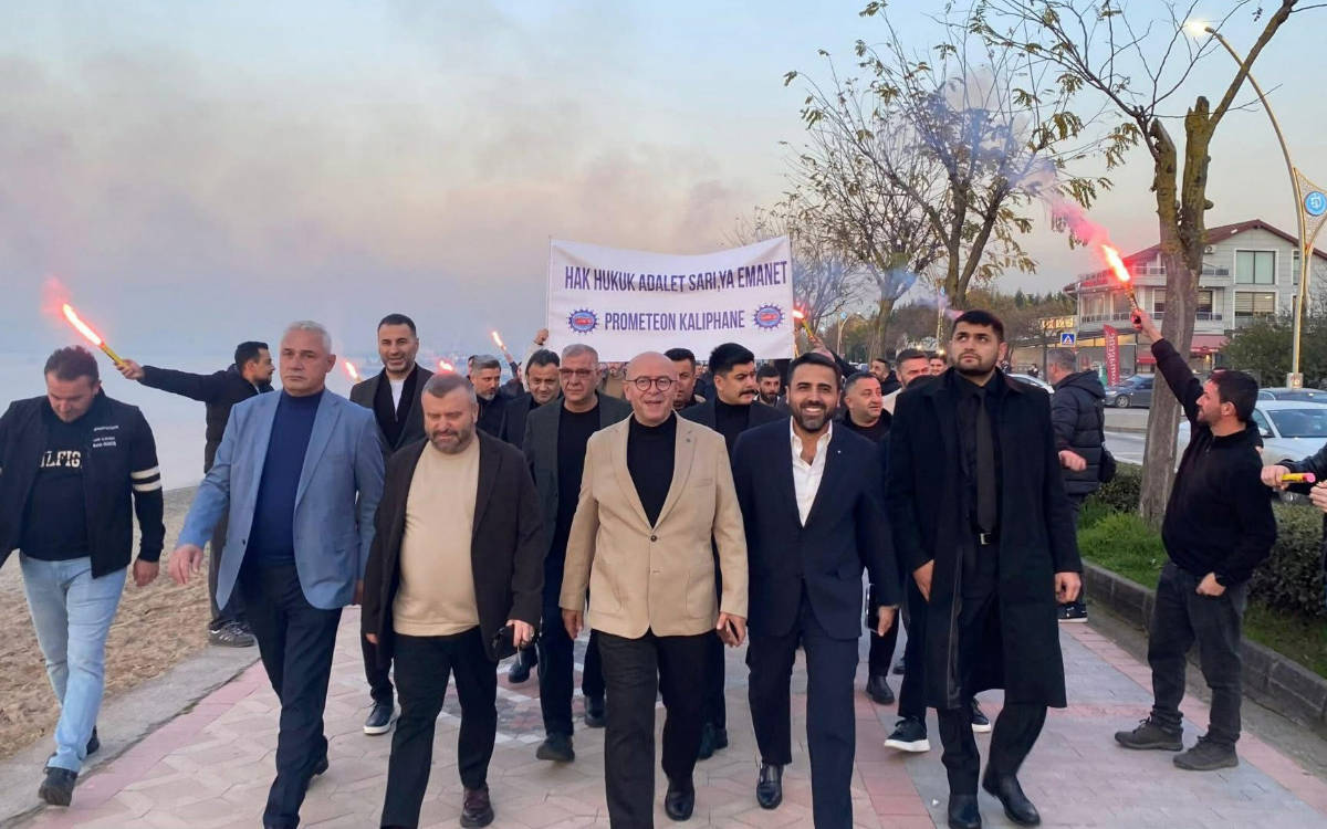 Lastik-İş yöneticisi Erk Acarer ve Zehra Korucuoğlu’nu “Hesaplaşacağız” diyerek tehdit etti