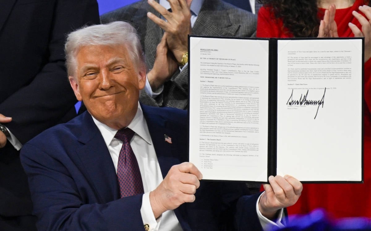 Davos’ta Gazze için Barış Kurulu imza töreni