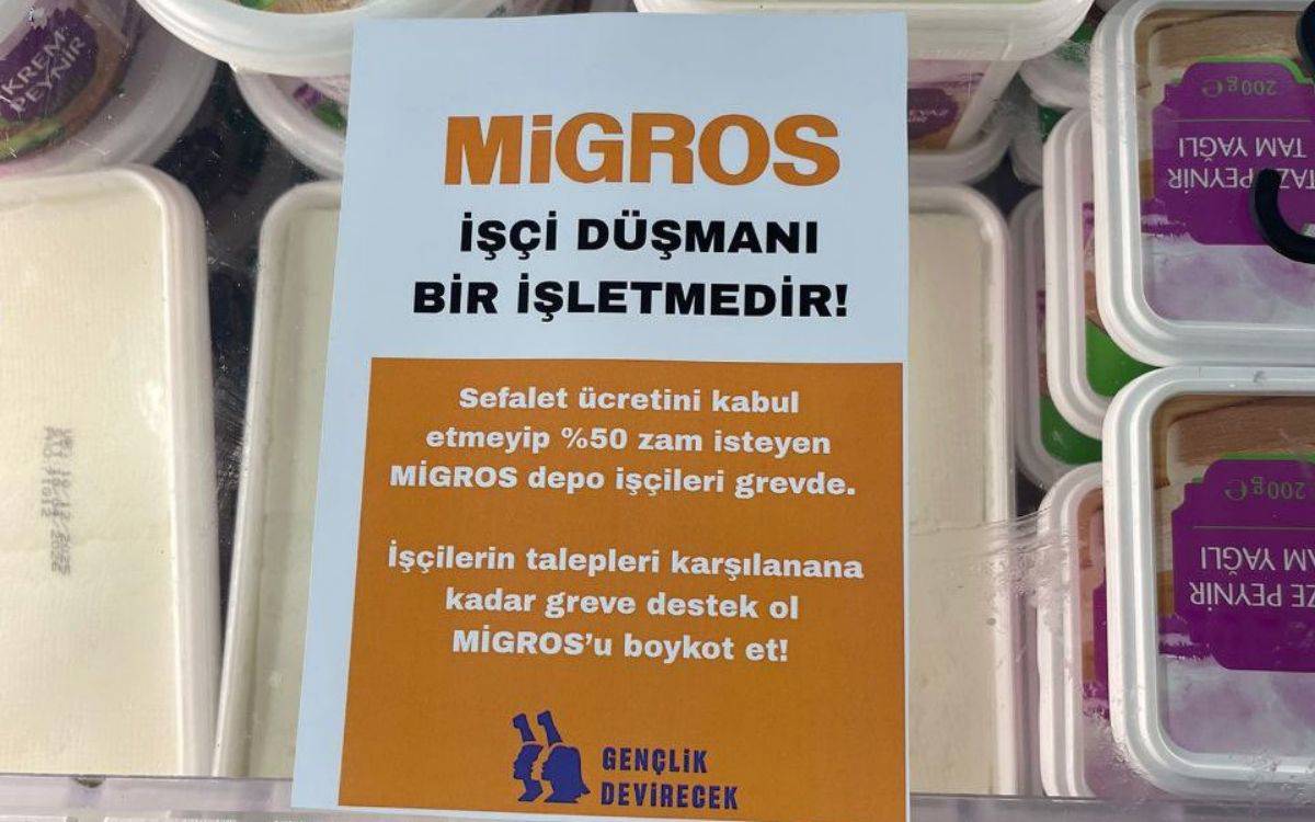 Tekel bayileri: Migros direnişi bitene kadar Efes ürünleri satılmayacak
