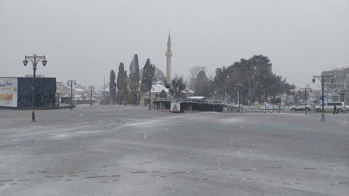 Trakya'da eğitime kar engeli