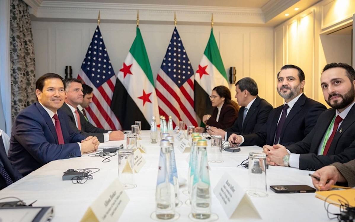 Münih: Mazlum Abdi ve Şeybani Marco Rubio ile bir araya geldi