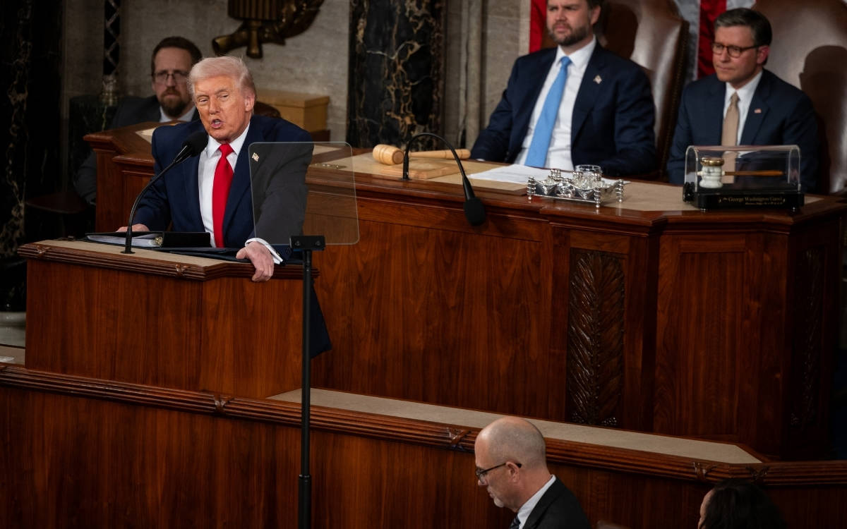 Trump, ikinci başkanlık döneminin ilk yılını Kongre’de değerlendirdi