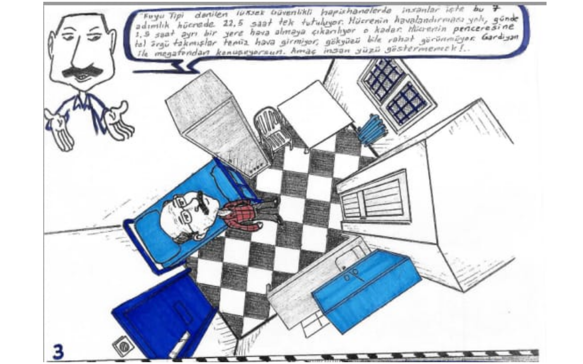 Kuyu tipinden tahliye olan karikatürist Çobanoğlu: 'Kör hücre' gerçeğin ta kendisi