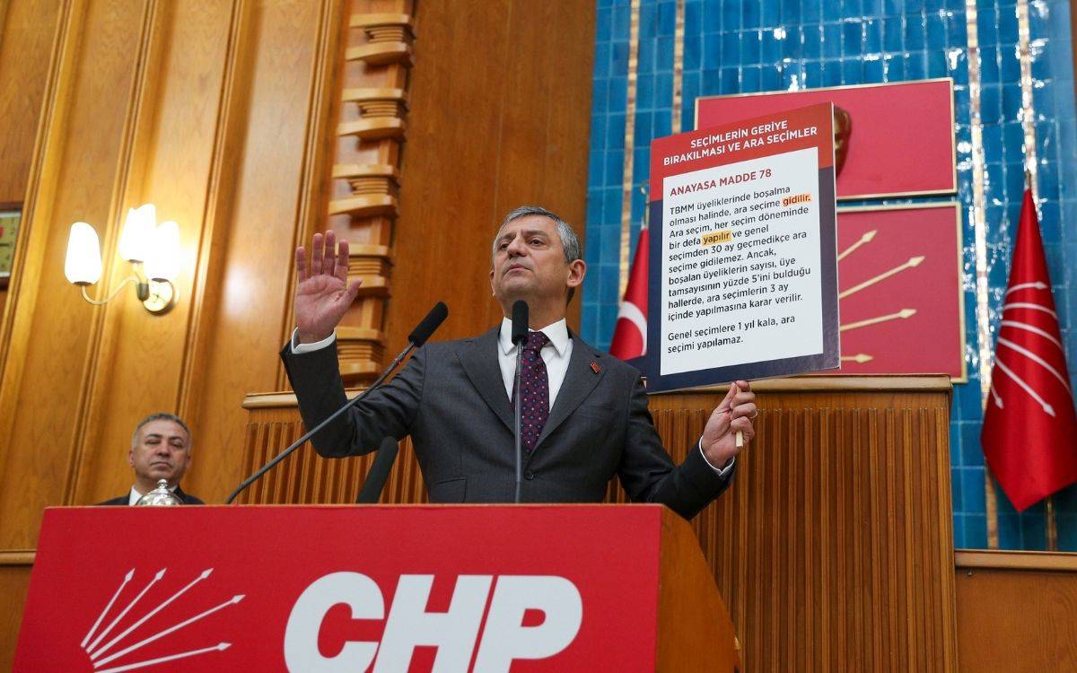 Özgür Özel: Ara seçim yapılacak ya da korkaklar tarihe yazılacak