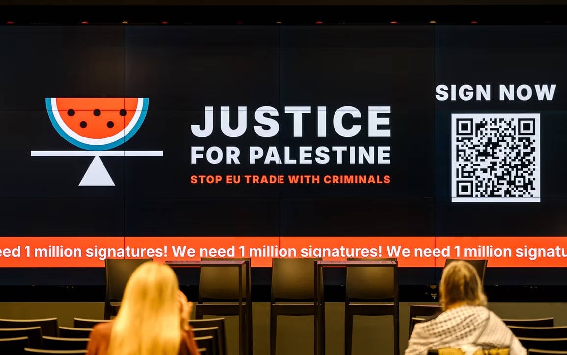 AB-İsrail Ortaklık Anlaşması’nın askıya alınması için 1 milyon imza