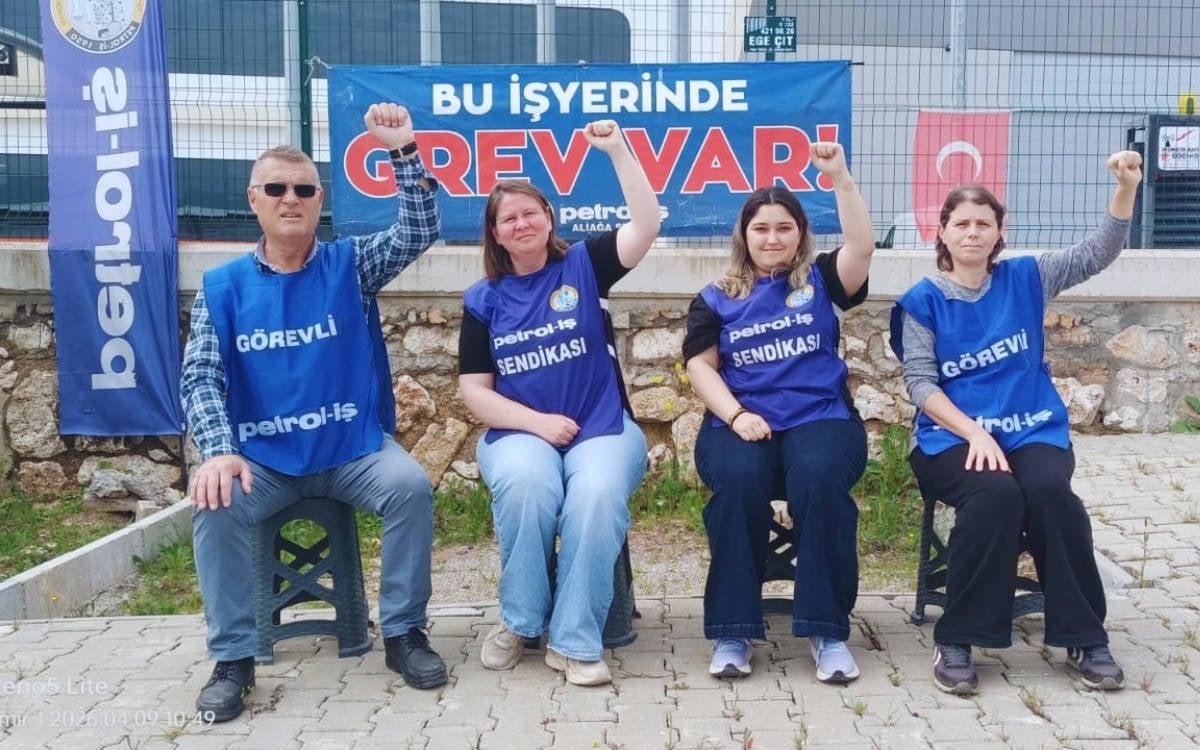 Grevdeki Temel Conta işçilerinin evlerine jandarma baskını