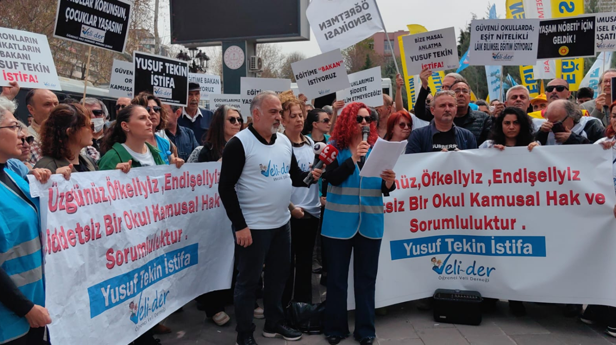 Velilerden çağrı: Yusuf Tekin istifa etmeli