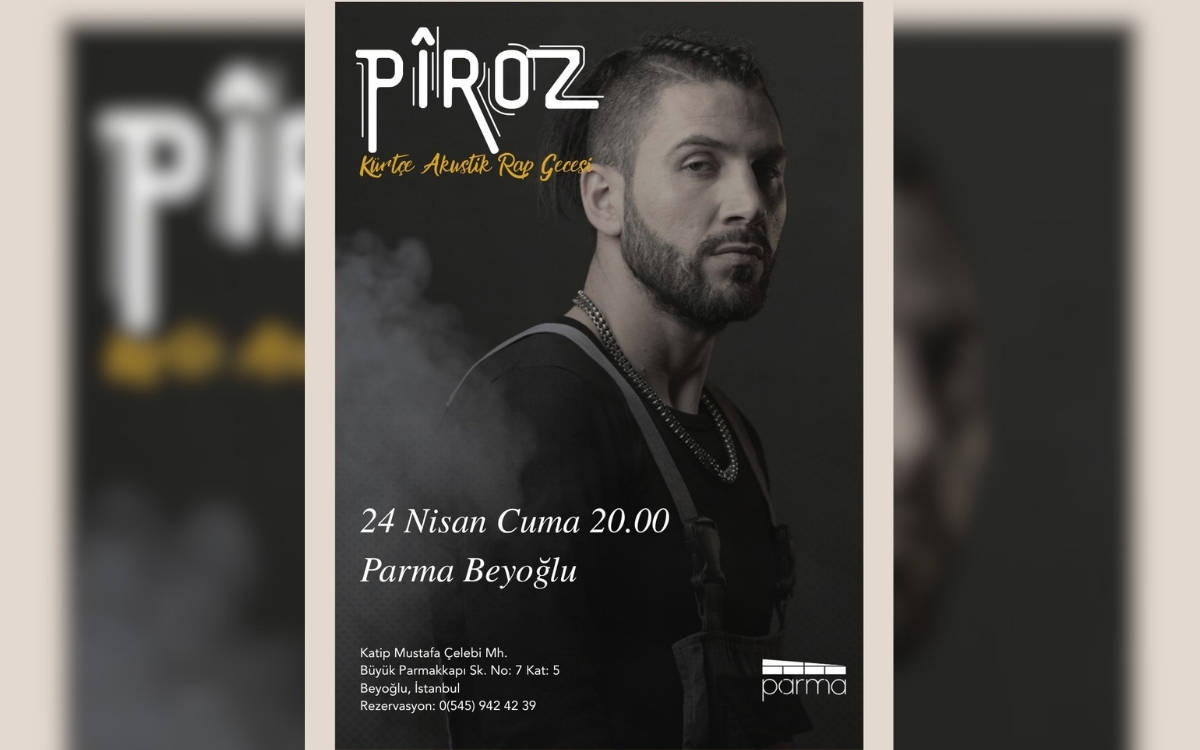 Rapbêj Pîroz wê li Stenbolê konserekê bide