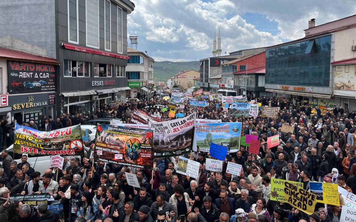 Varto'da doğa talanına karşı miting