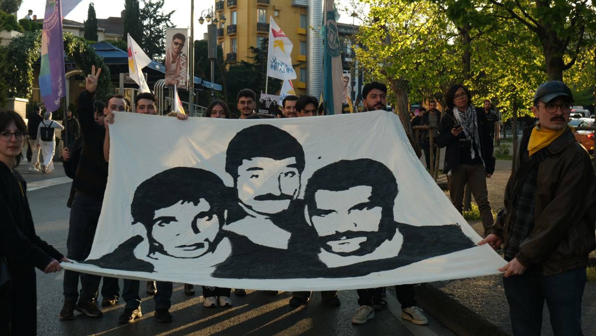 İstanbul’da gençlik örgütlerinden ‘Üç Fidan’ anması
