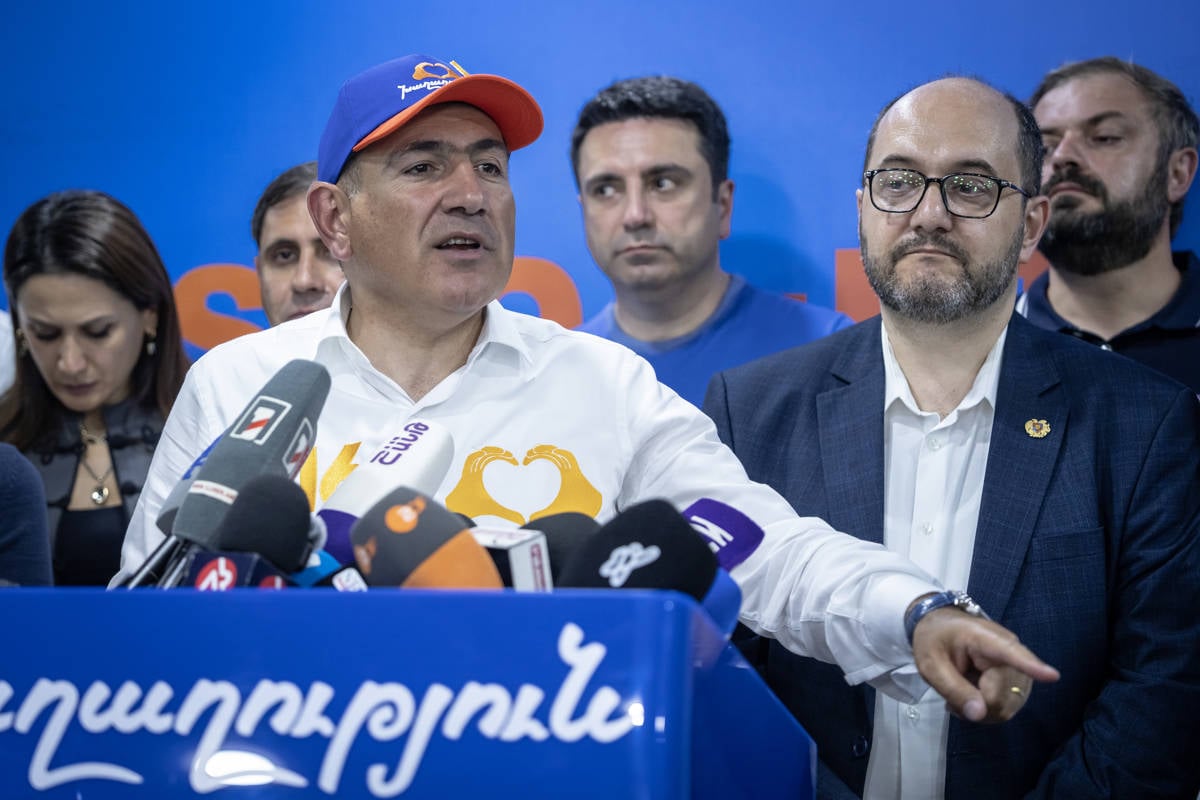 Paşinyan önde gidiyor