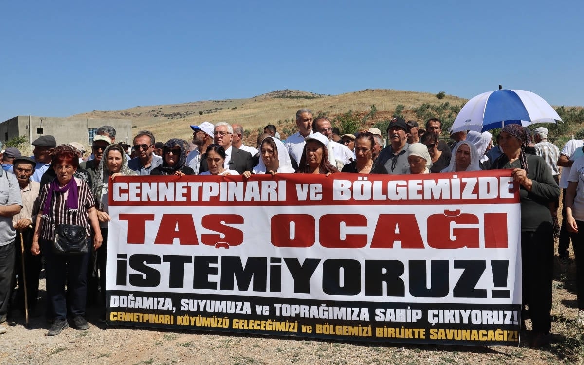 Maraş’ta taş ocağı tepkisi: Deprem sonrası yeni tahribata izin vermeyeceğiz