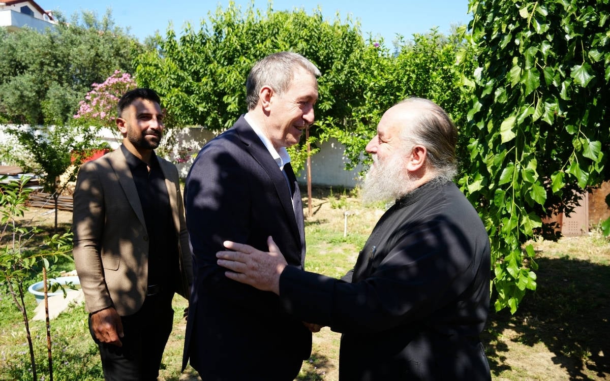 Bakırhan’dan Gökçeada ve Bozcaada’da inanç kurumlarına ziyaret