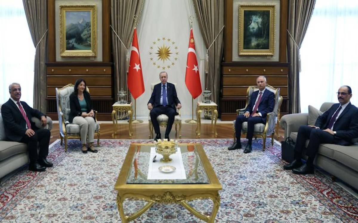 DEM Parti İmralı Heyeti: "Erdoğan'la görüşmede sürecin kararlılıkla sürdürüleceğine dair ortak irade bir kez daha teyit edildi"