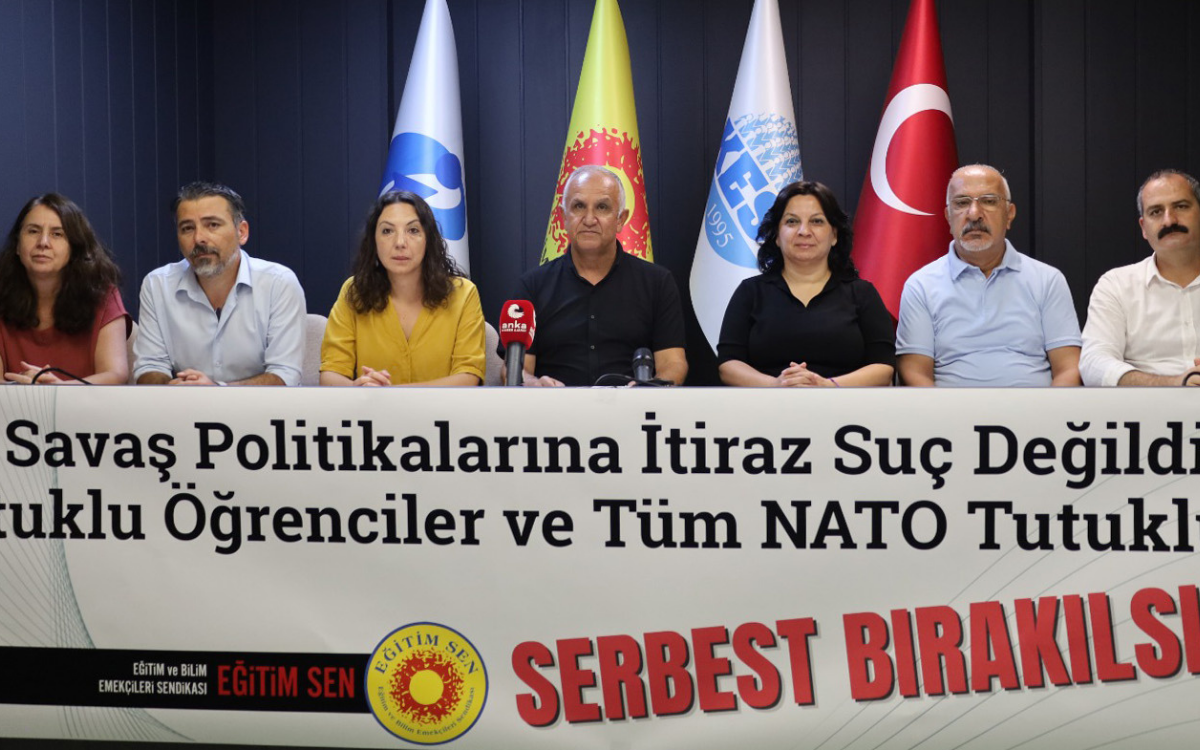 Eğitim Sen’den NATO operasyonlarına tepki: Savaş politikalarına itiraz suç değil