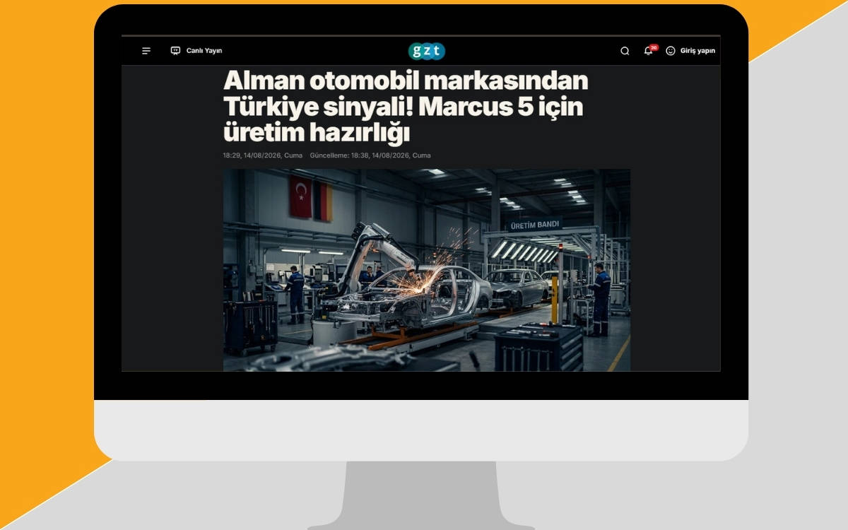 Faruk Bildirici: Medya, olmayan “Alman otomobil devini” Türkiye’ye getirdi