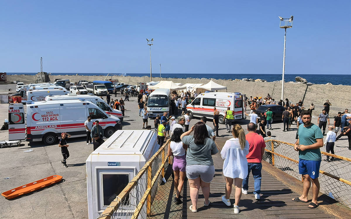 Biçer kardeşler Girne’deki feribot kazasında kayboldu