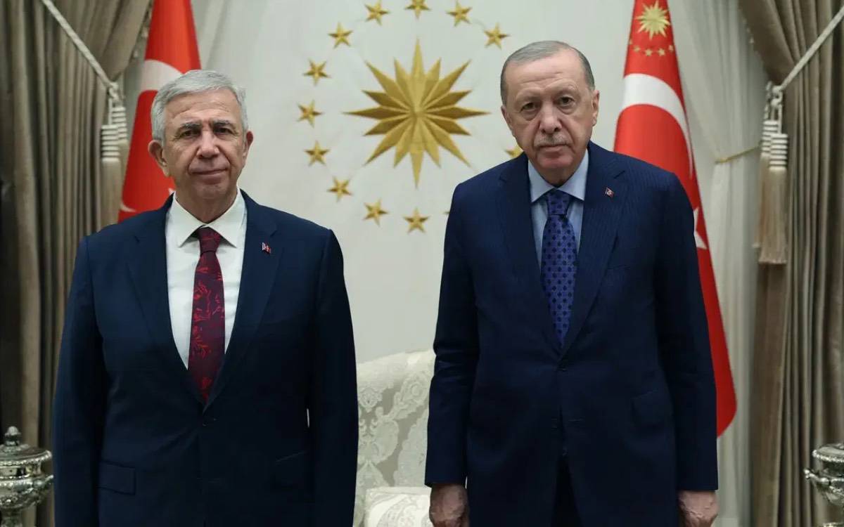 Cumhurbaşkanı Erdoğan, Mansur Yavaş'la görüştü