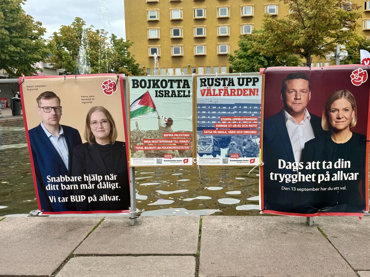 İsveç'te sol blok önde gidiyor