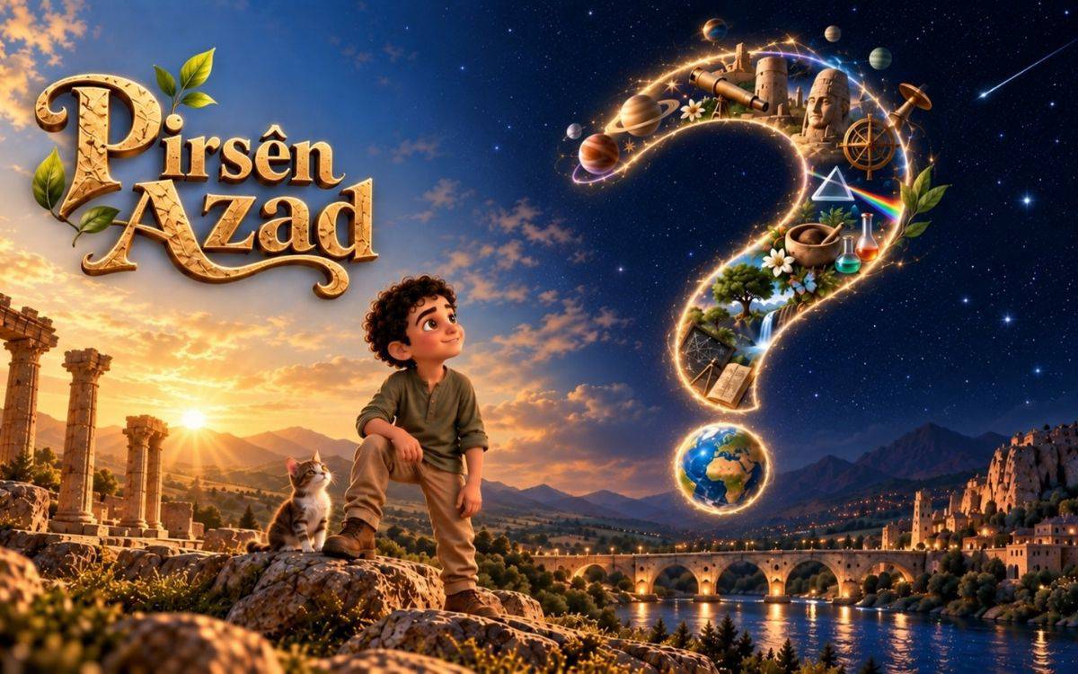 Merakın dili Kürtçe: "Pirsên Azad" Zarok TV'de başlıyor