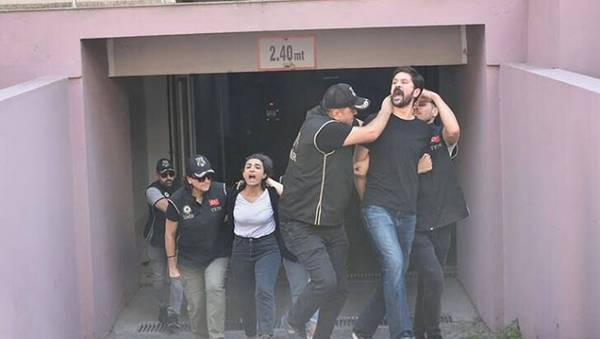 HDP'li eş başkanlar dahil 8 kişi tutuklandı