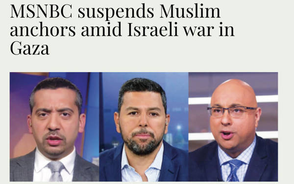 MSNBC, üç Müslüman sunucunun programlarını durdurdu