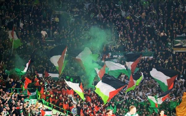 Filistin’e destek veren Celtic taraftarları maça alınmadı