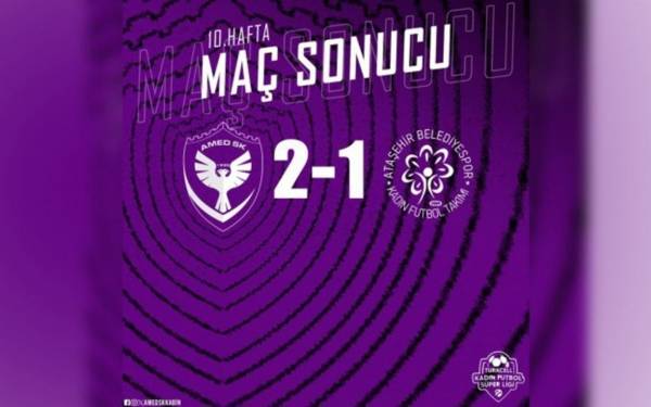Amedspor Kadın Futbol Takımı rakibini yendi