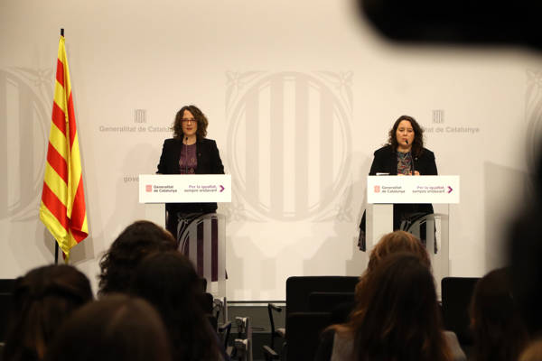 Katalonya'dan cinsiyete dayalı şiddete karşı 'ulusal mor ağ' hamlesi