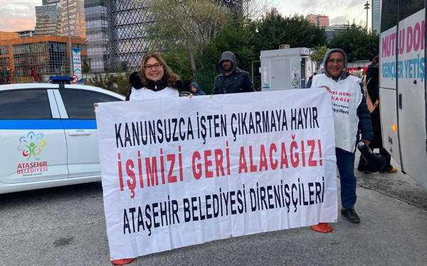 Direnen Ataşehir Belediyesi işçileri kazandı