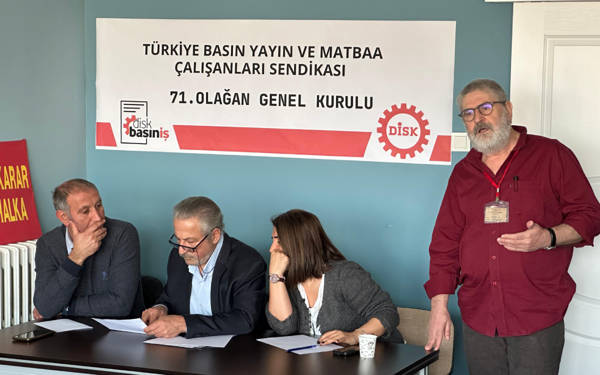 Turgut Dedeoğlu, DİSK Basın-İş’in yeni genel başkanı oldu