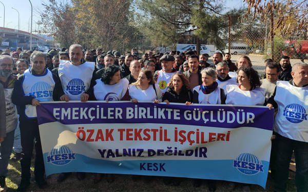 Özak Tekstil işçilerinin direnişi 24. gününde