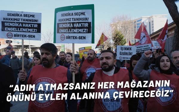 Özak Tekstil işçileri, direnişi İstanbul’a taşıdı