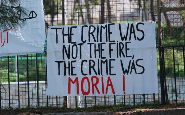 Moria Kampı yangını davası görüldü