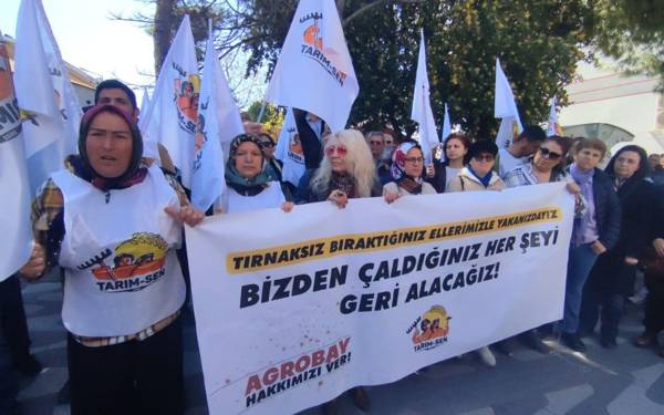 Agrobay işçilerinin Ankara yürüyüşü yedinci gününde