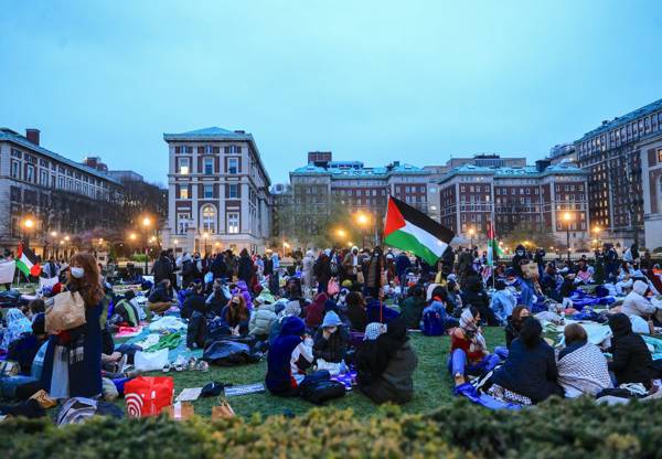 Columbia Üniversitesi’ndeki Gazze eylemi beşinci gününde