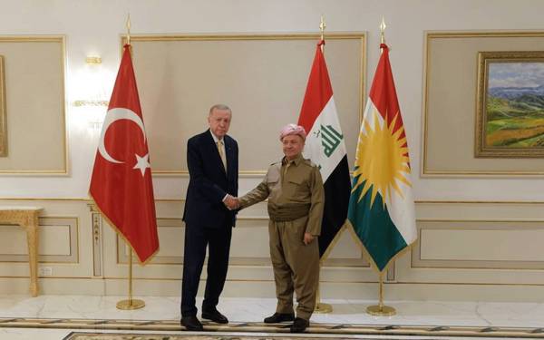 Erdoğan ve Barzani görüştü