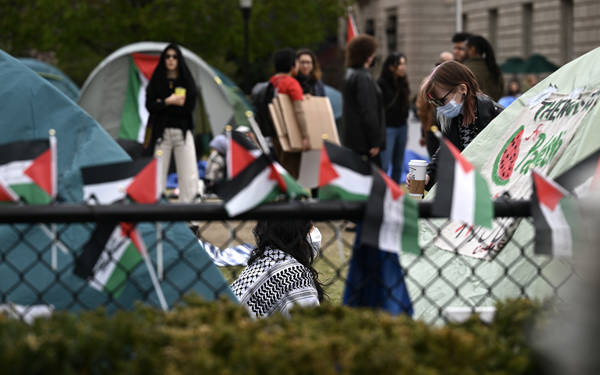 Dünyanın dört bir yanındaki üniversitelerde Filistin'e destek eylemleri