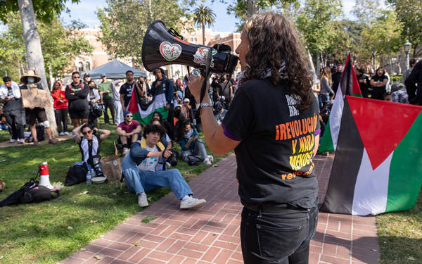 Güney California Üniversitesi'nde Filistin'e destek eylemleri: 93 öğrenci gözaltında