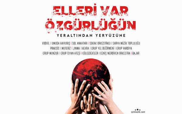 16 devrimci müzik grubundan 1 Mayıs albümü: Elleri Var Özgürlüğün