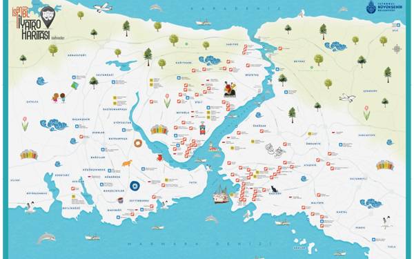 İBB'den İstanbul tiyatro haritası