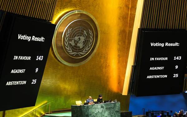 BM Genel Kurulunda Filistin'e "tam üyelik" verilmesi çağrısı kabul edildi