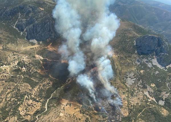 Wildfires erupt in four cities in western Turkey
