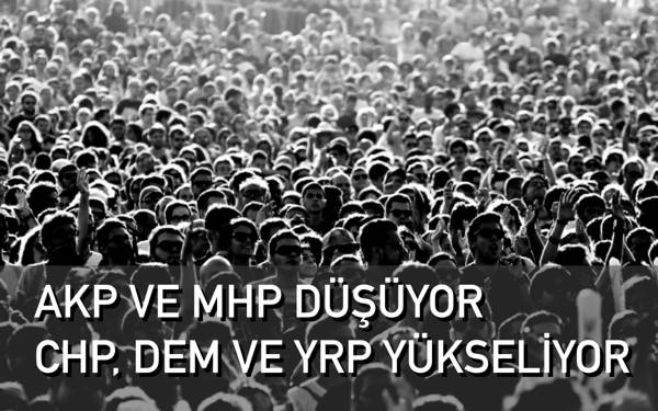 Metropoll araştırması: CHP birinci, AKP ikinci parti