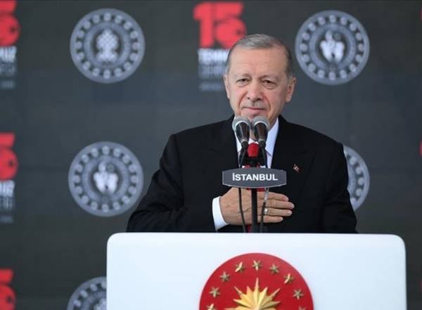 Erdoğan: 15 Temmuz’a 'tiyatro' diyenleri, kıyamete kadar affetmeyeceğiz
