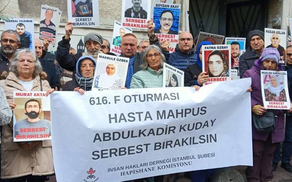 Hasta mahpus Abdulkadir Kuday hastaneye kaldırıldı