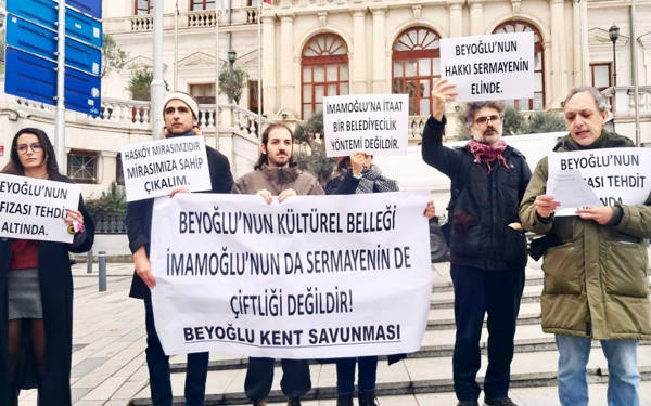 “Beyoğlu’nun hafızası tehdit altında”