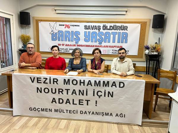 Göçmen Mülteci Dayanışma Ağı’ndan basın açıklaması: “Vezir Mohammad Nourtani İçin Adalet!”