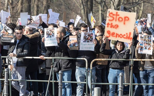 Almanya’da Suriyeli çocuklar için eylem