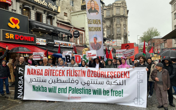 İstanbul’da kitlesel ‘Nakba’ eylemi